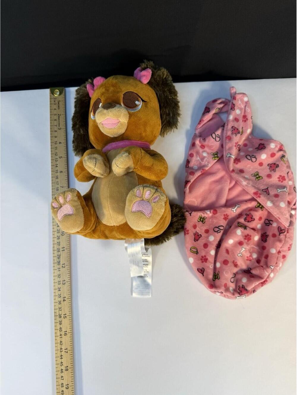 Disney Parks World Babies Lady And The Tramp Plush Stuffed Animal With Blanket - Picture 9 of 9